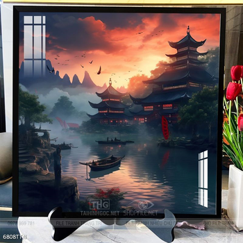Tranh phong thủy sơn thủy hữu tình
