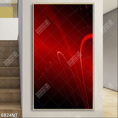 Tranh sắc đỏ 6824NT