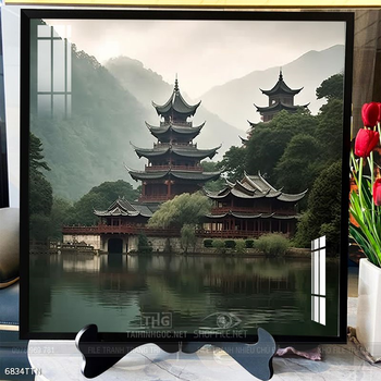 Tranh phong thủy phong cảnh thác nước thiên nhiên