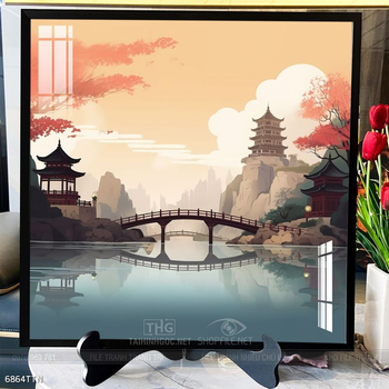 Tranh phong thủy sơn thủy hữu tình