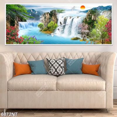 Tranh thác nước đẹp 6872NT