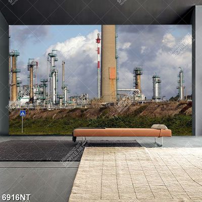 Tranh khu nhà máy