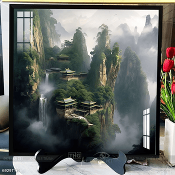 Tranh phong thủy sơn thủy hữu tình