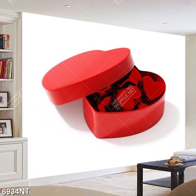 Tranh hộp trái tim đỏ