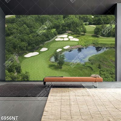 Tranh sân golf đẹp 6956NT