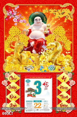 File PSD Lịch Tết ông di lặc 695LT File PSD Lịch Tết ông di lặc 695LT