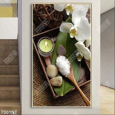 Tranh hoa và nến