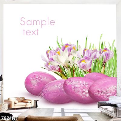 Tranh hoa và trứng phục sinh