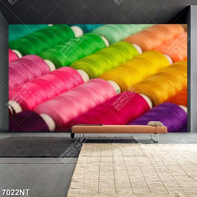Tranh những cuộn chỉ sắc màu