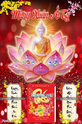 File gốc PSD Lịch Tết Phật Giáo 704LT File gốc PSD Lịch Tết Phật Giáo 704LT