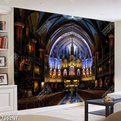 Tranh kiến trúc nhà thờ đẹp