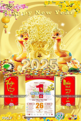 File gốc PSD Lịch Tết 2025 705LT File gốc PSD Lịch Tết 2025 705LT