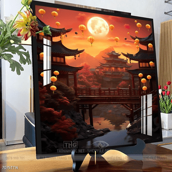 Tranh phong thủy treo trang trí phòng khách