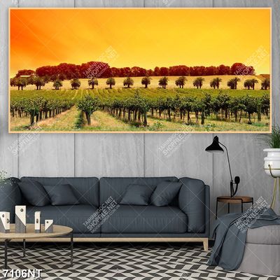 Tranh cánh đồng nho