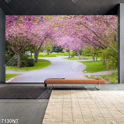 Tranh công viên hoa nở 7130NT