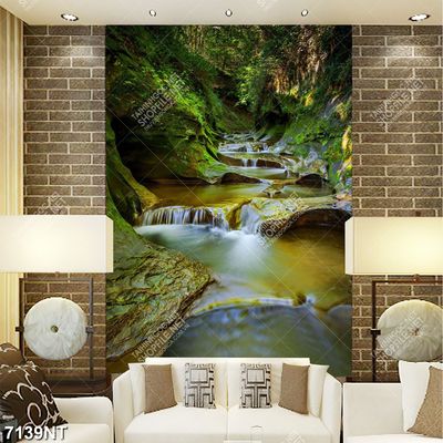 Tranh suối nước đẹp 7139NT
