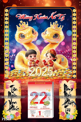 File gốc PSD Lịch Tết 2025 715LT File gốc PSD Lịch Tết 2025 715LT