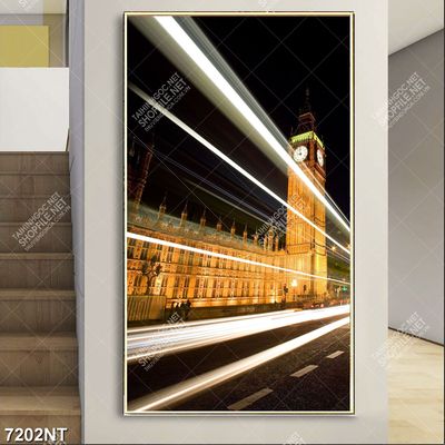 Tranh nghệ thuật đồng hồ Big Bag