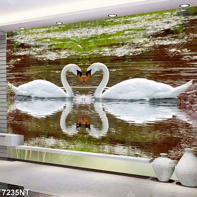 Tranh thiên nga uyên ương 7235NT