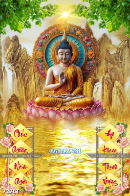 File gốc PSD Lịch Tết Phật Giáo 727LT File gốc PSD Lịch Tết Phật Giáo 727LT