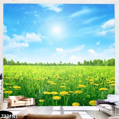 Tranh cánh đồng hoa nở 7321NT