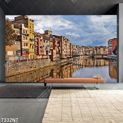 Tranh thành phố bên sông 7332NT