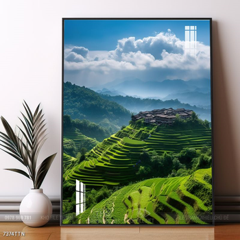 Tranh phong thủy sơn thủy hữu tình
