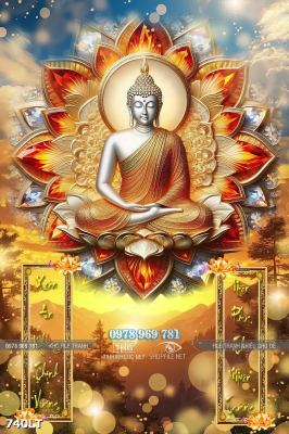 File gốc PSD Lịch Tết Phật Giáo 740LT File gốc PSD Lịch Tết Phật Giáo 740LT