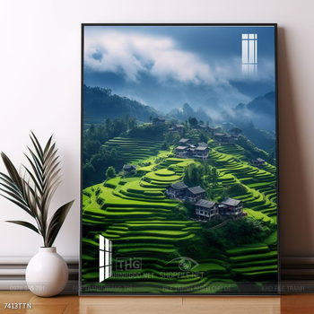 Tranh phong thủy sơn thủy hữu tình