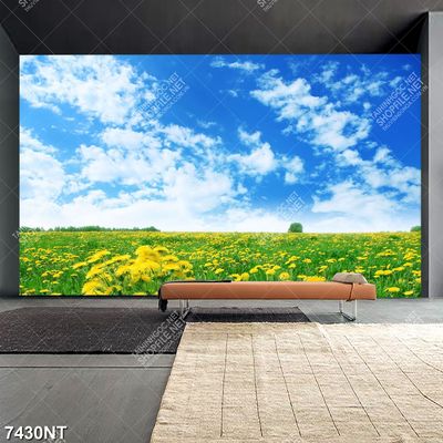 Tranh cánh đồng hoa đẹp 7430NT