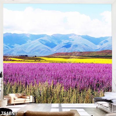 Tranh cánh đồng hoa đẹp 7518NT