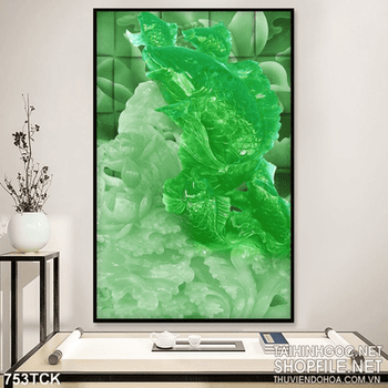 Tranh giả ngọc 3d