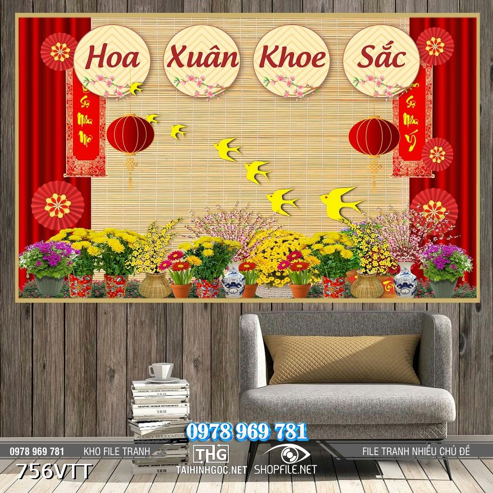 File tranh Background phông nền Tết năm mới 756VTT File tranh Background phông nền Tết năm mới 756VTT