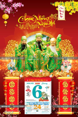 File tranh Phúc Lộc Thọ treo tường Tết File tranh Phúc Lộc Thọ treo tường Tết