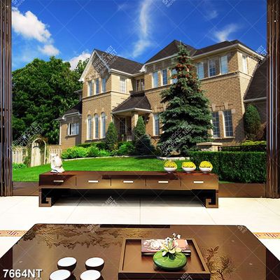 Tranh ngôi nhà đẹp 7664NT