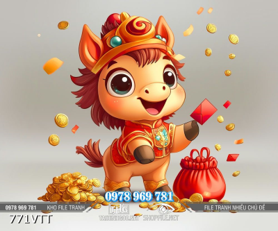 File tranh ngựa chipi hot nhất 2026 771VTT File tranh ngựa chipi hot nhất 2026 771VTT