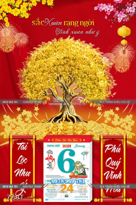 File tranh cây tiền vàng tài lộc File tranh cây tiền vàng tài lộc