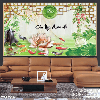 Tranh in uv cửu nguu quần hội