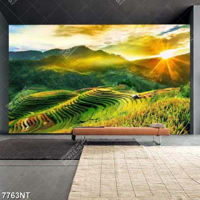 Tranh ruộng bậc thang đẹp 7763NT