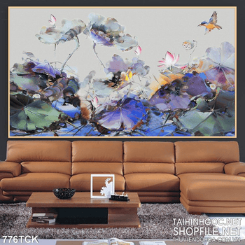 Tranh vẽ sơn dầu 3d nghê thuật in uv