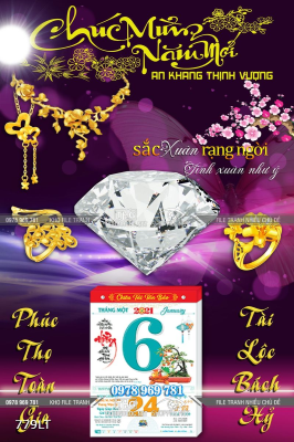 File tranh lịch kim cương đá quý File tranh lịch kim cương đá quý