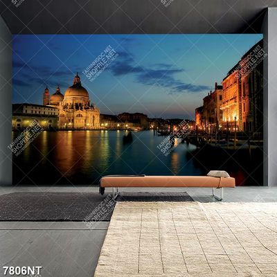 Tranh thành phố bên sông 7806NT