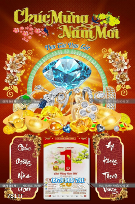 File tranh đá quý treo tường Tết File tranh đá quý treo tường Tết