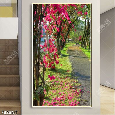 Tranh công viên cây xanh 7826NT