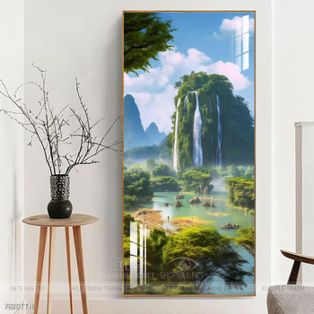 Tranh phong thủy sơn thủy đẹp