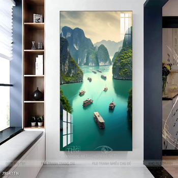 Tranh phong thủy treo trang trí phòng khách