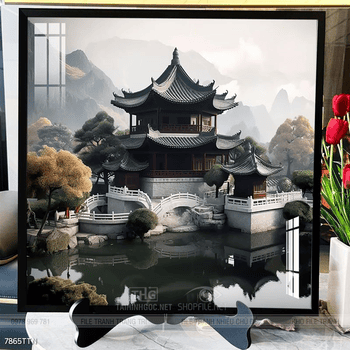 Tranh phong thủy sơn thủy đẹp