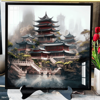 Tranh phong thủy sơn thủy hữu tình