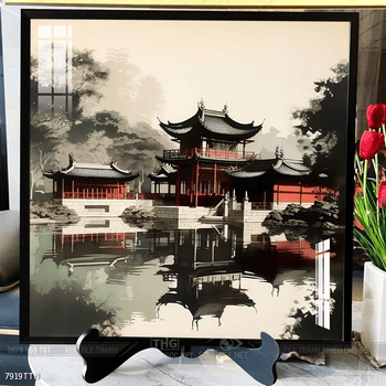 Tranh phong thủy treo trang trí phòng khách