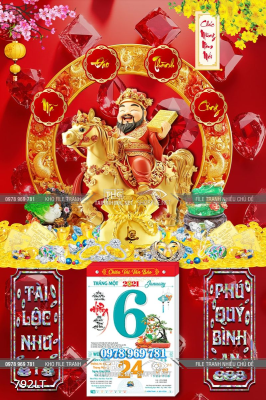 File tranh lịch thần tài cưỡi ngựa vàng File tranh lịch thần tài cưỡi ngựa vàng